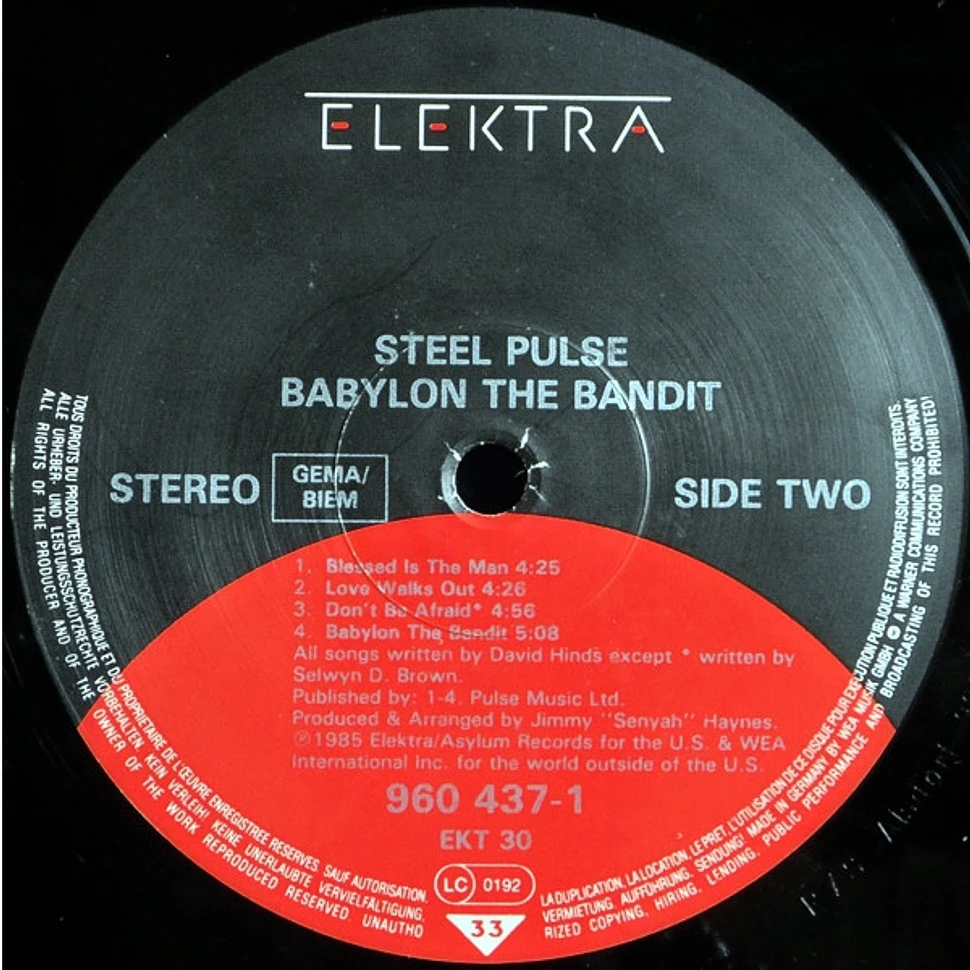 Steel Pulse - Babylon The Bandit