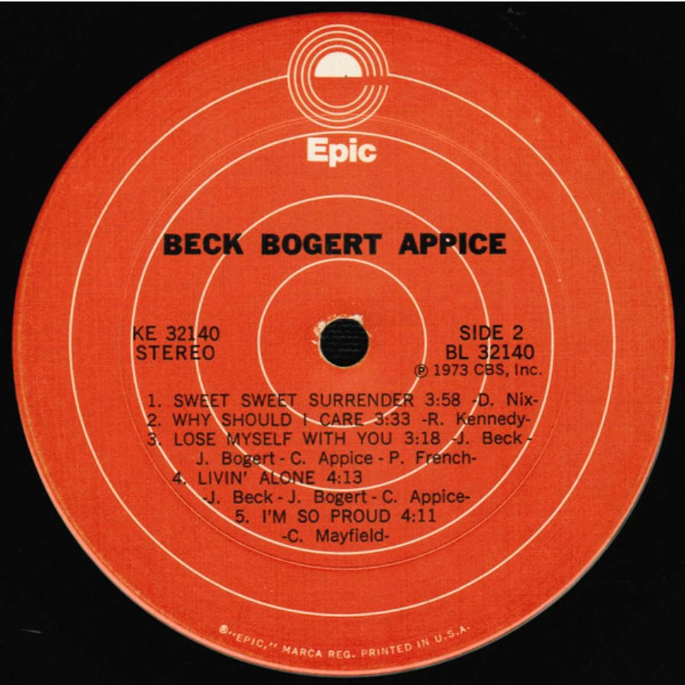 Beck, Bogert & Appice - Beck, Bogert & Appice