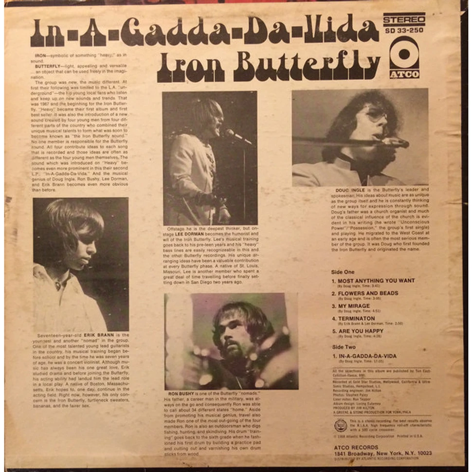 Iron Butterfly - In-A-Gadda-Da-Vida