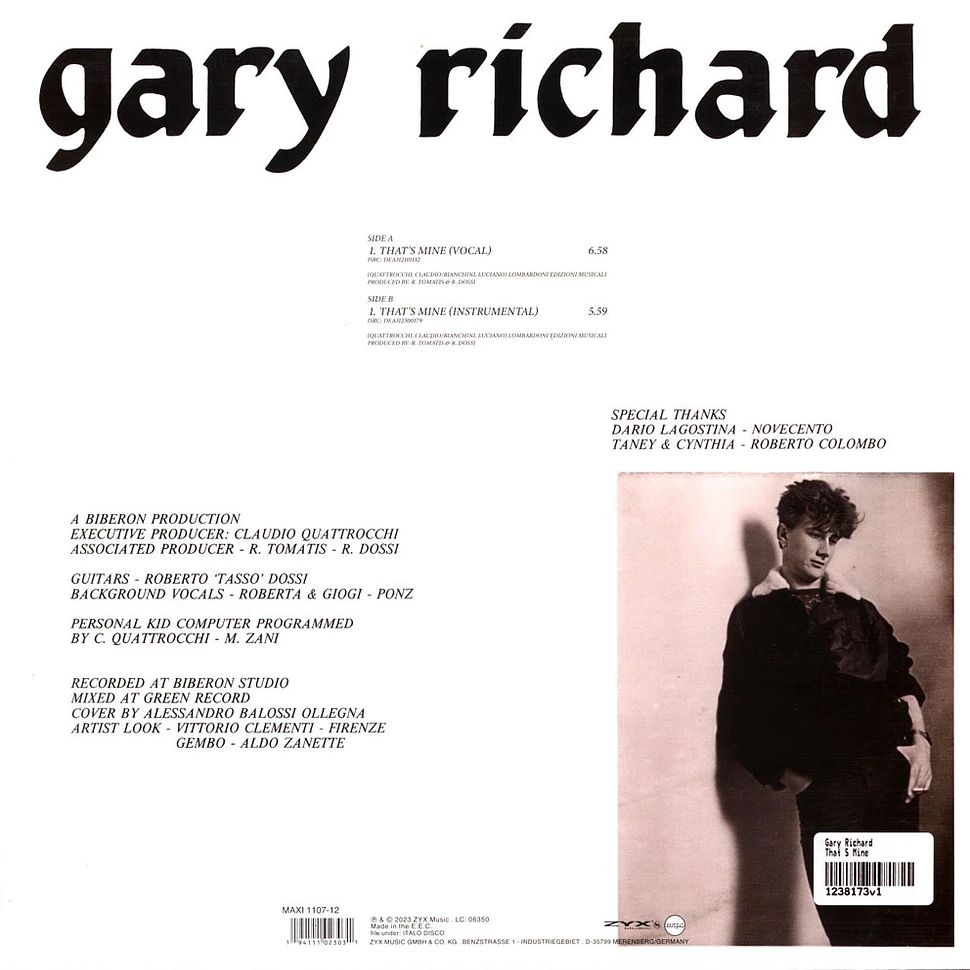 Gary Richard - That S Mine