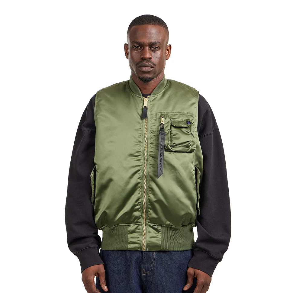 Alpha Industries - MA-1 Base Vest (Sage Green) | HHV