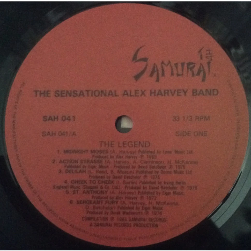 The Sensational Alex Harvey Band - The Legend