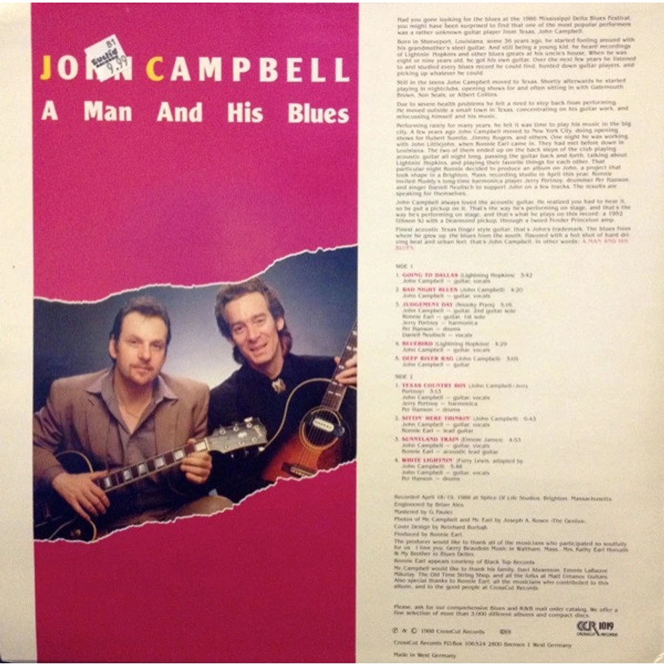 John Campbell - A Man And His Blues