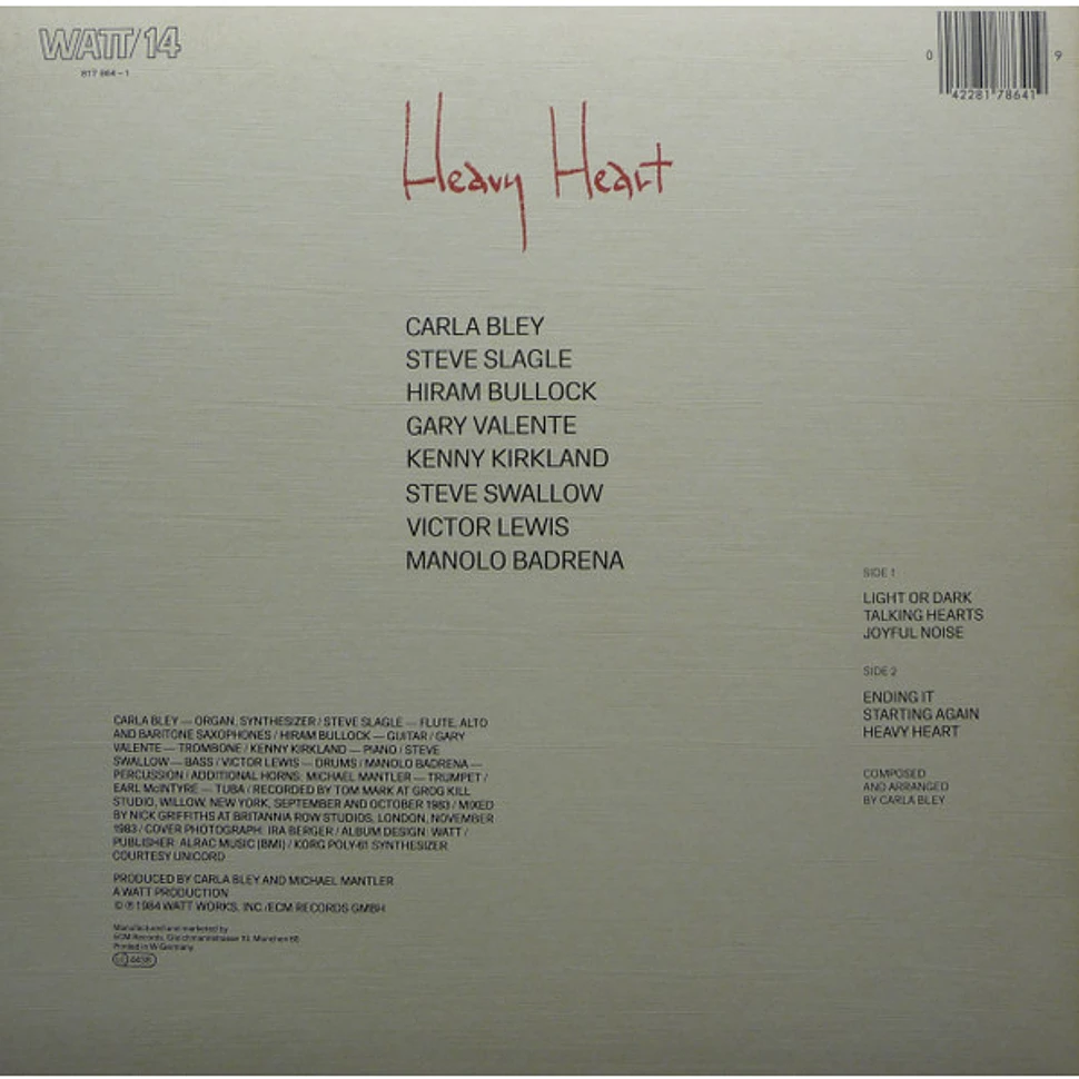 Carla Bley - Heavy Heart