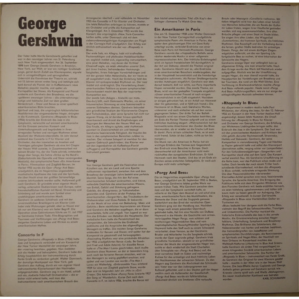 George Gershwin - Lawrence Winters - Das Große George-Gershwin-Album