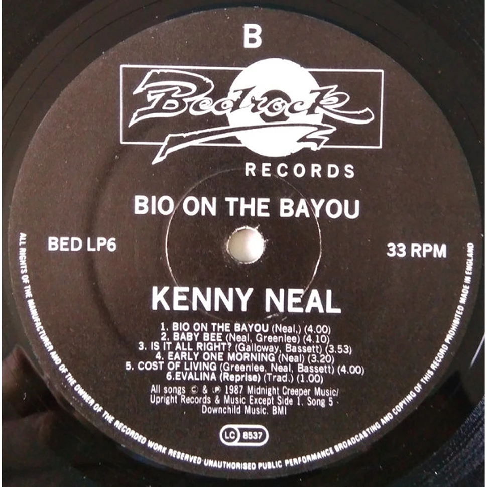 Kenny Neal - Bio On The Bayou