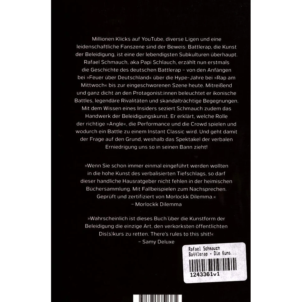 Rafael Schmauch - Battlerap - Die Kunst Der Beleidigung