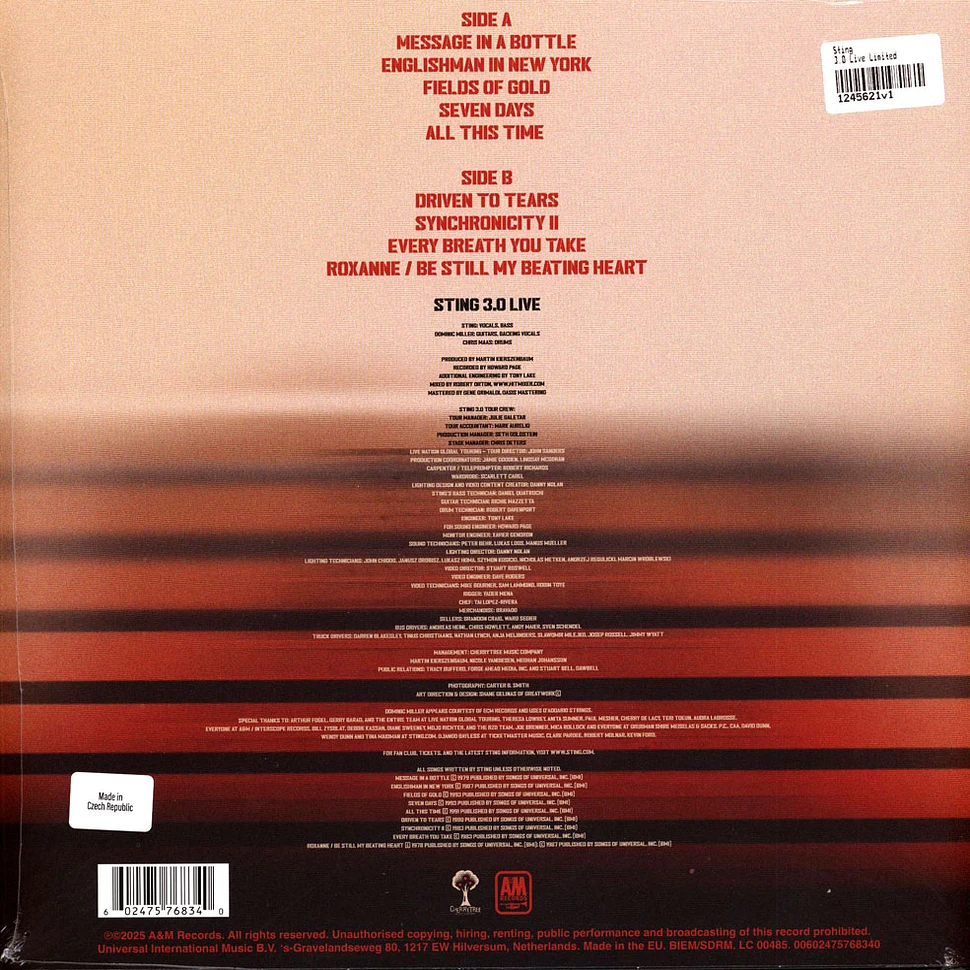 Sting - 3.0 Live