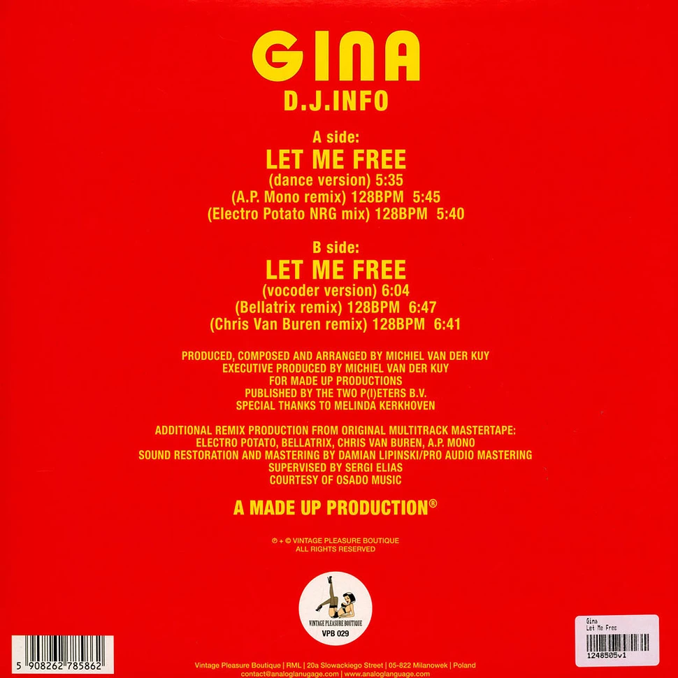 Gina - Let Me Free
