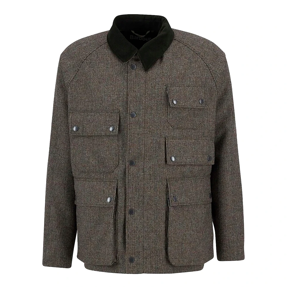 Barbour - Editor Wool Jacket (Olive Check) | HHV