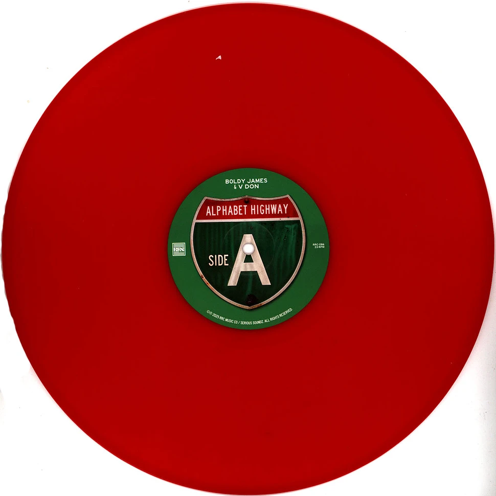 Boldy James – Alphabet Highway 赤盤/限定 Boldy James & V Don - Alphabet Highway Vendor HHV Exclusive Red