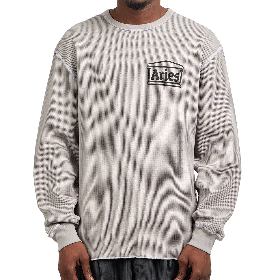 Aries - Reversible Temple Waffle LS Tee