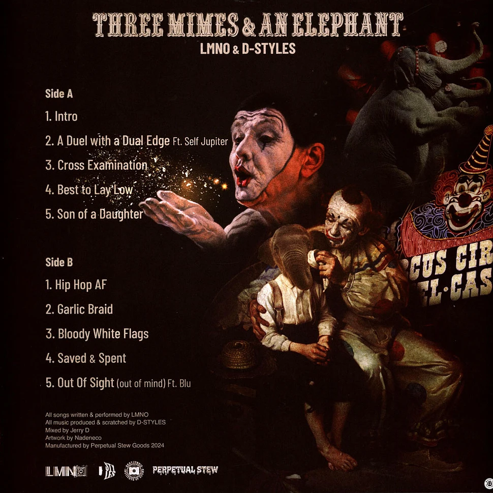 D-Styles Vs Lmno (Of The Visionaries) - Three Mimes & An Elephant