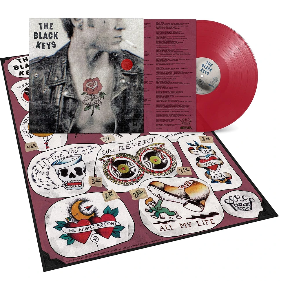 The Black Keys - No Rain, No Flowers Indie Exclusive Red Transparent Vinyl Edition