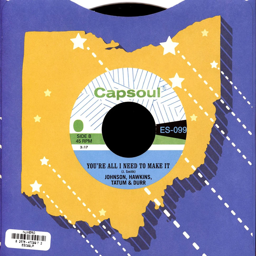 Johnson, Hawkins, Tatum & Durr - You Can't Blame Me Bw You're All I Need To Make It Black Vinyl Edition