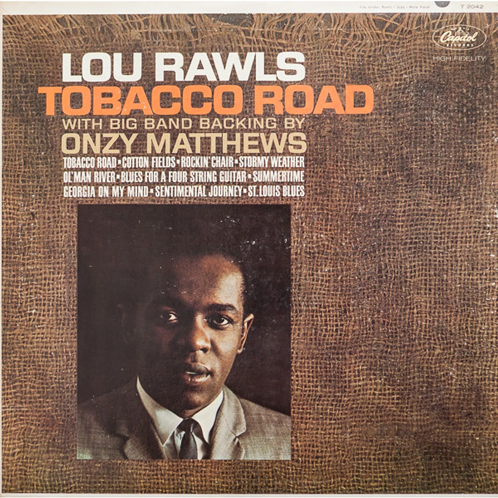 tobacco road by lou rawls Vintage 1964 Vinyl Record Album LP Lou Rawls - Tobacco Road