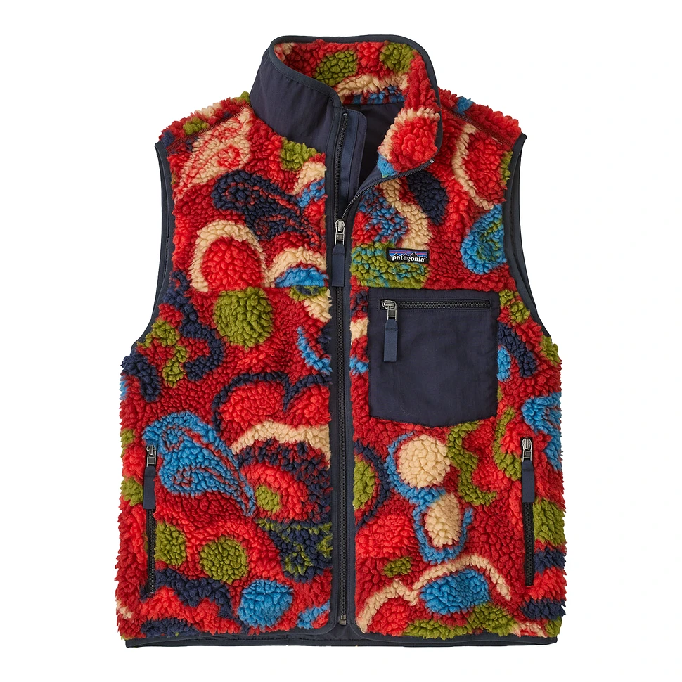 Patagonia - Classic Retro-X Vest (River River / Amanita Red) | HHV