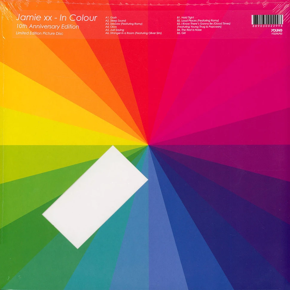 Jamie XX - In Colour Anniversary Picture Disc Edition