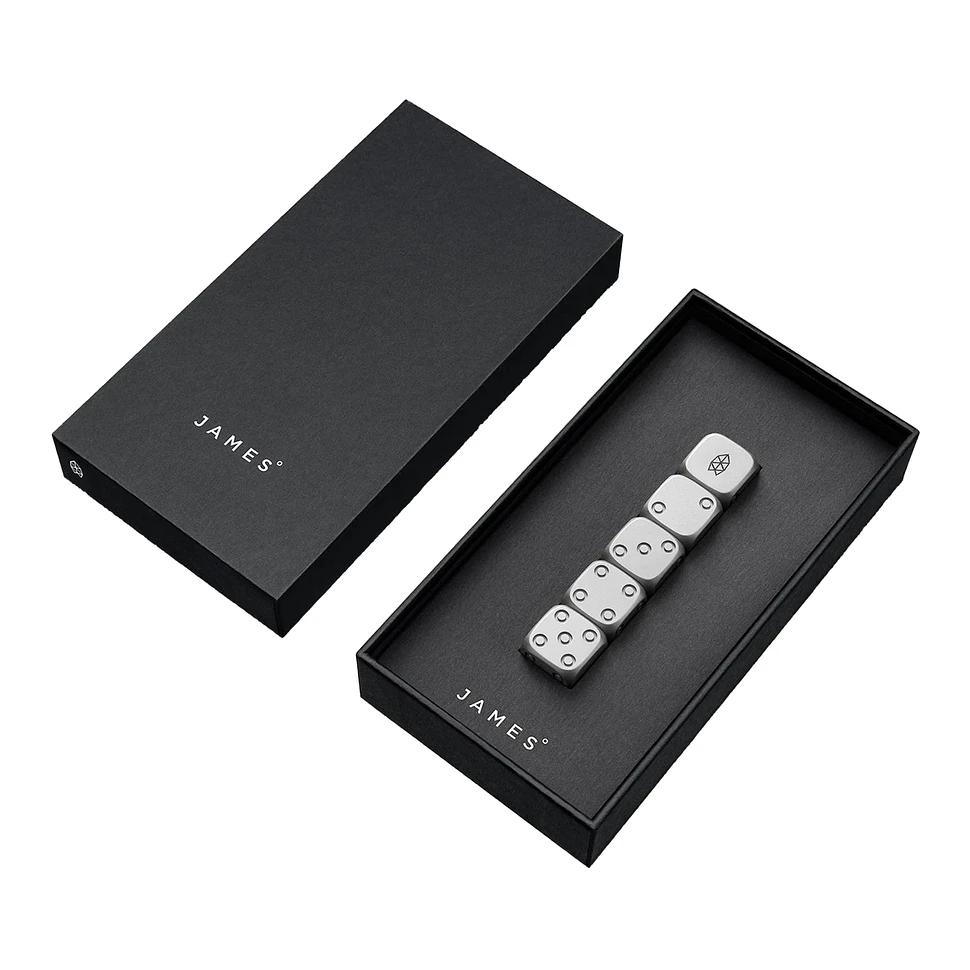 The James Brand - The TJB Titanium Dice Set