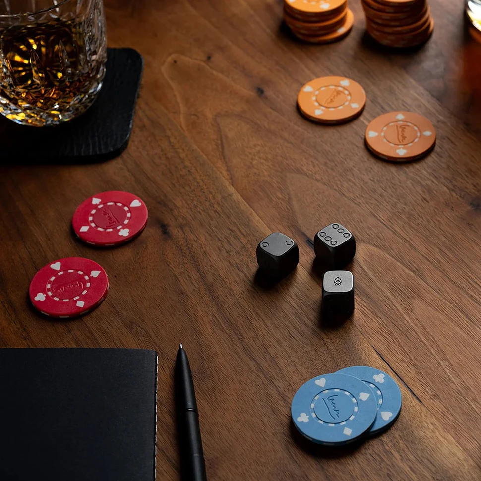 The James Brand - The TJB Titanium Dice Set