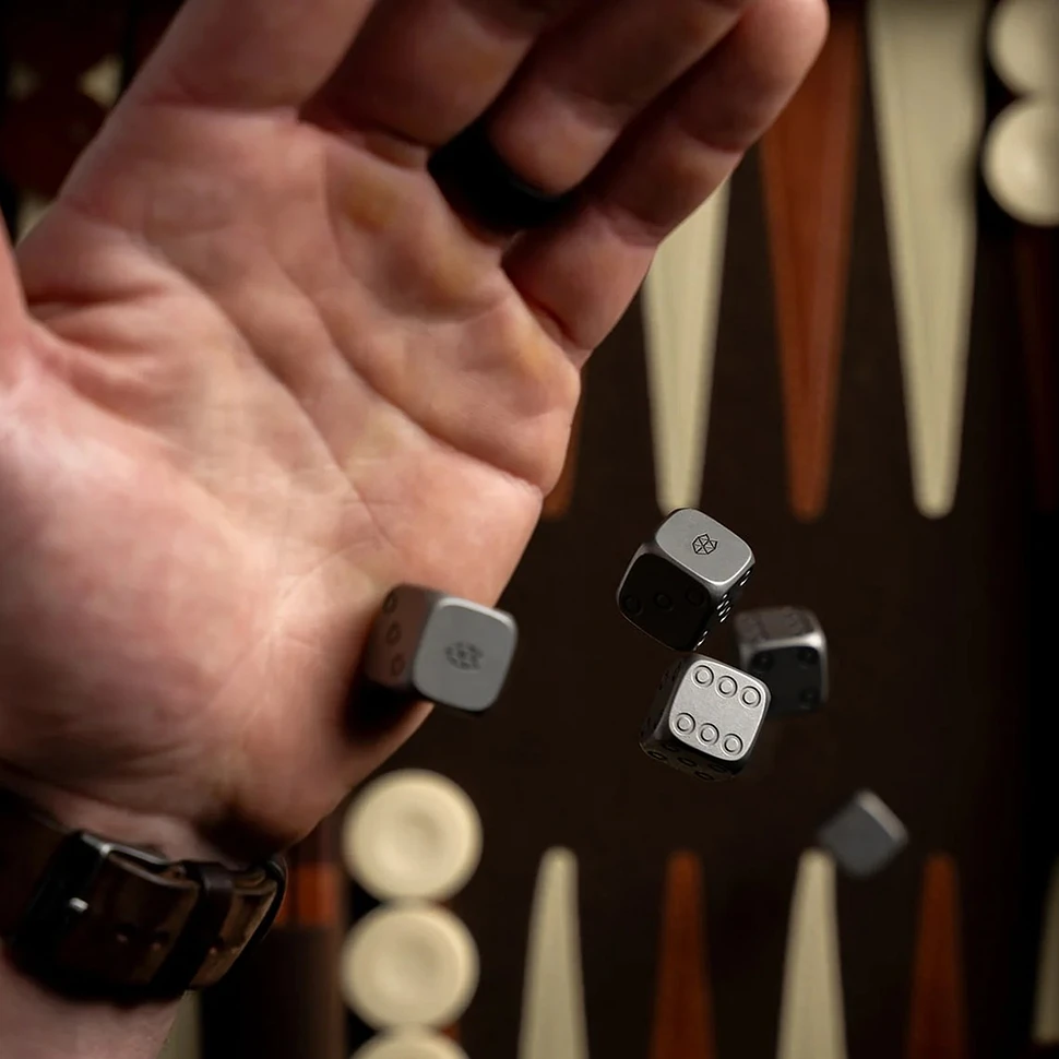 The James Brand - The TJB Titanium Dice Set