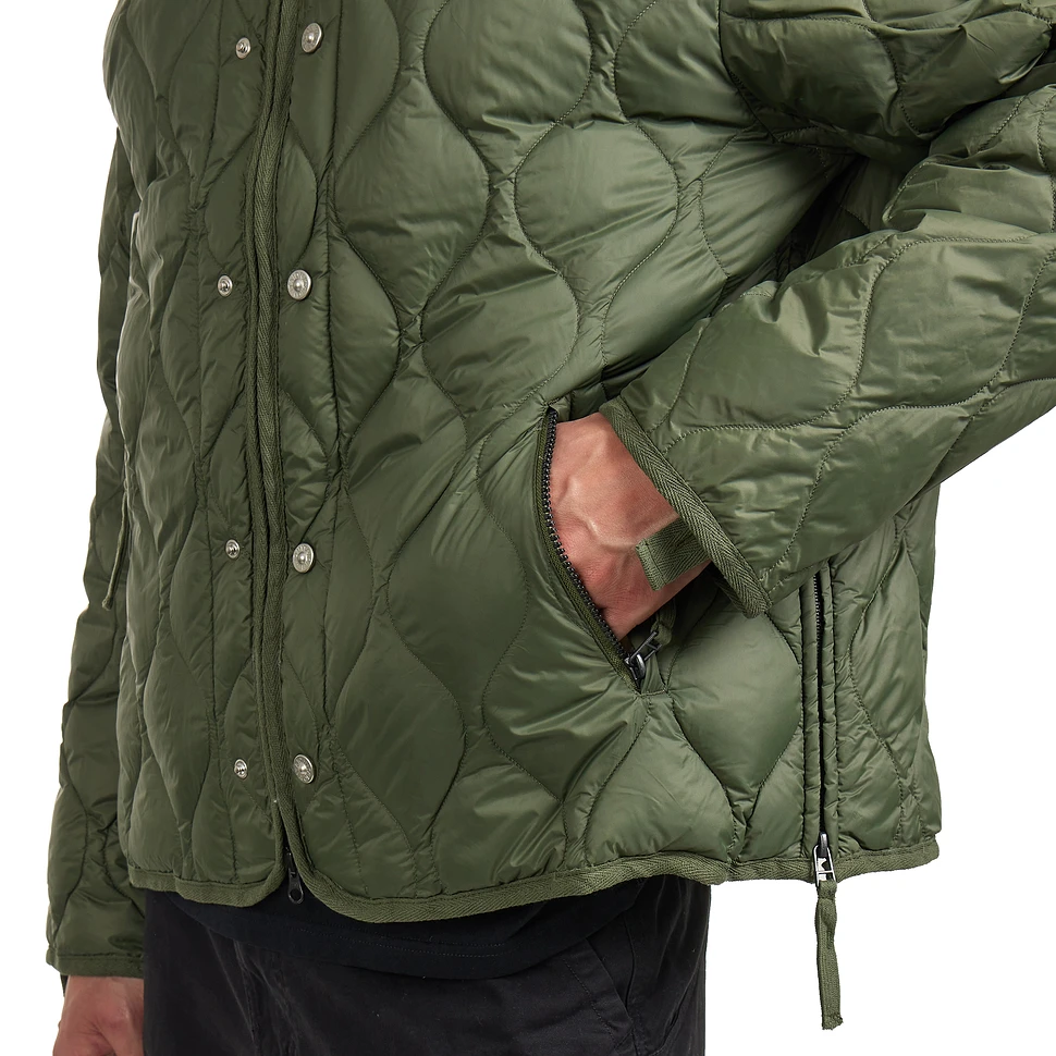 TAION - Military M65 Liner W-Zip Short Down Jacket (Soft Shell)