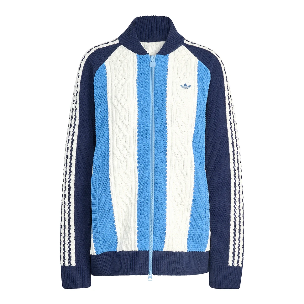 adidas - Archive Cutline Knit Track Top (Night Indigo / Ash Blue