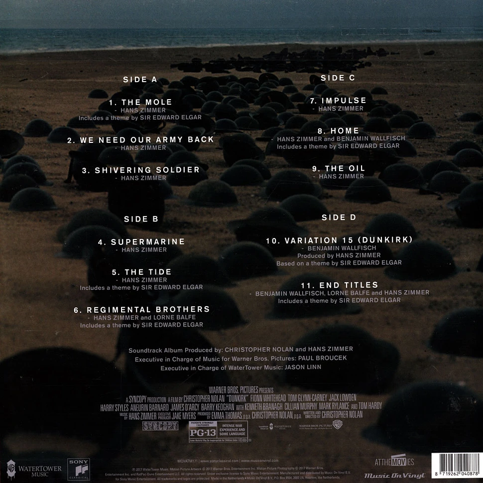 Hans Zimmer - Dunkirk Black Vinyl Edition