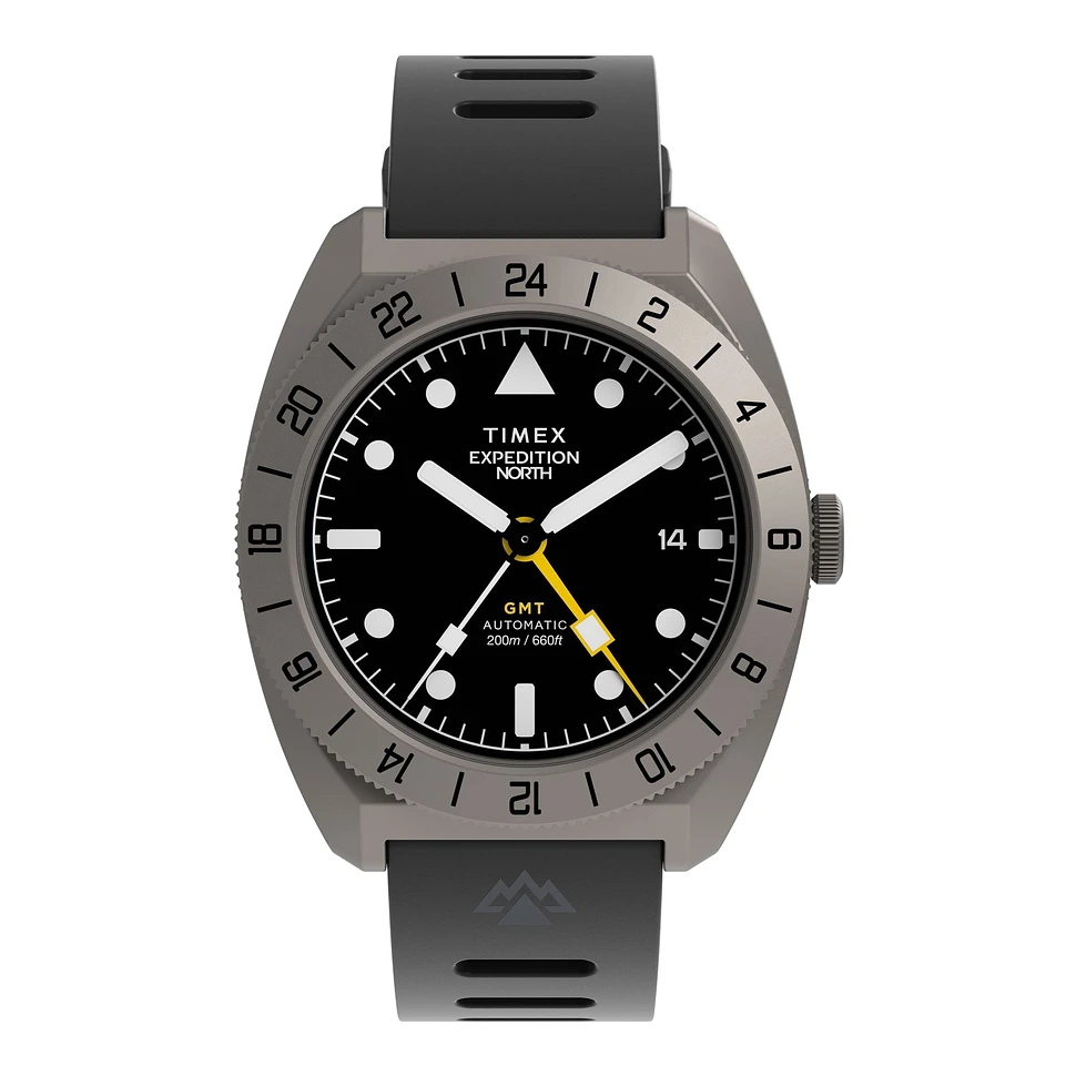 Expedition North GMT Titanium Automatic (Titanium Case / Black Dial / Black Strap)