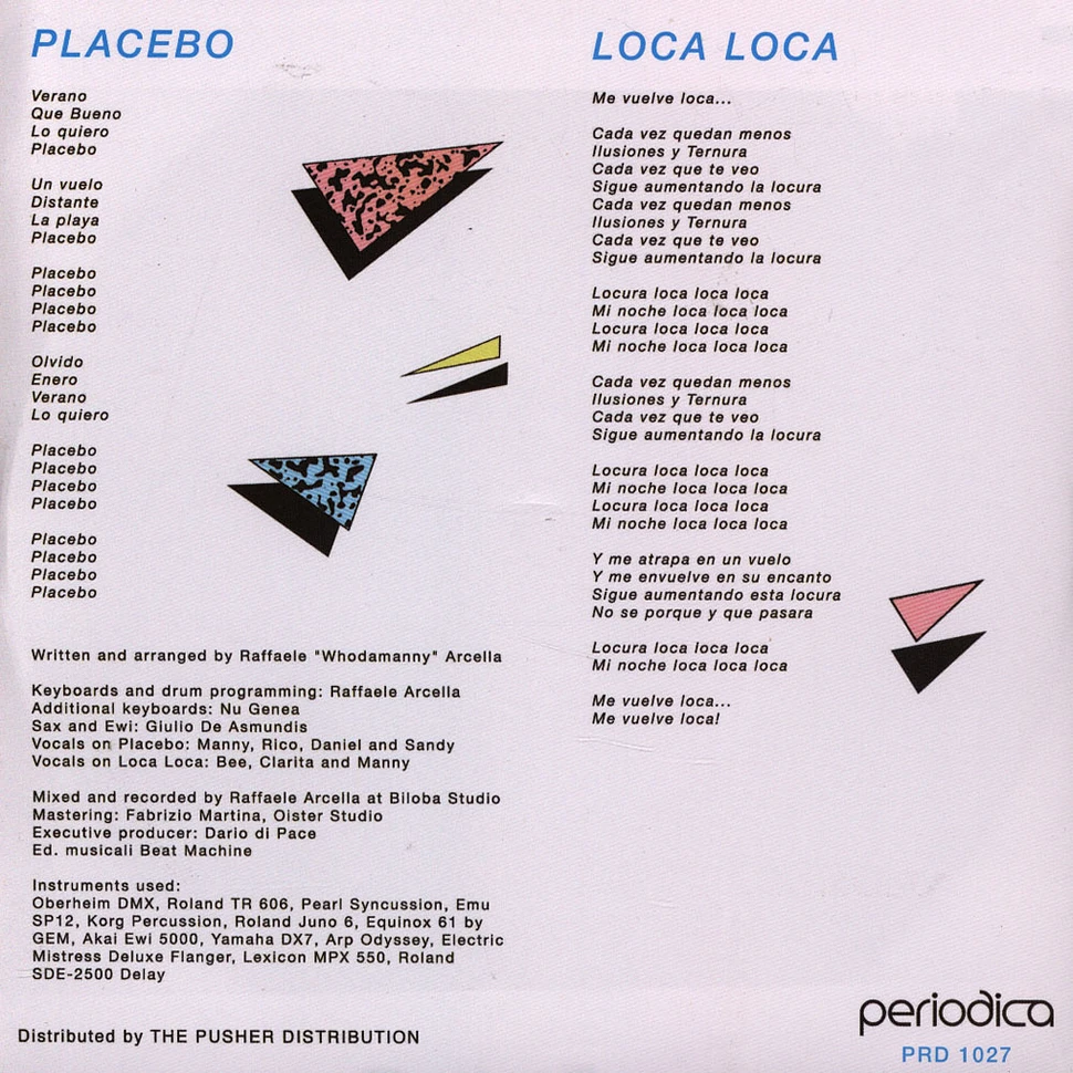 Whodamanny - Placebo / Loca Loca