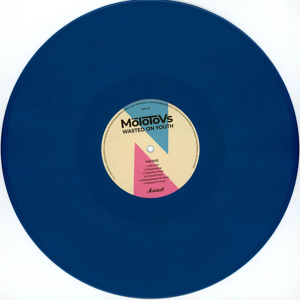 The Molotovs - Wasted On Youth Blue Vinyl Edition - Vinyl LP