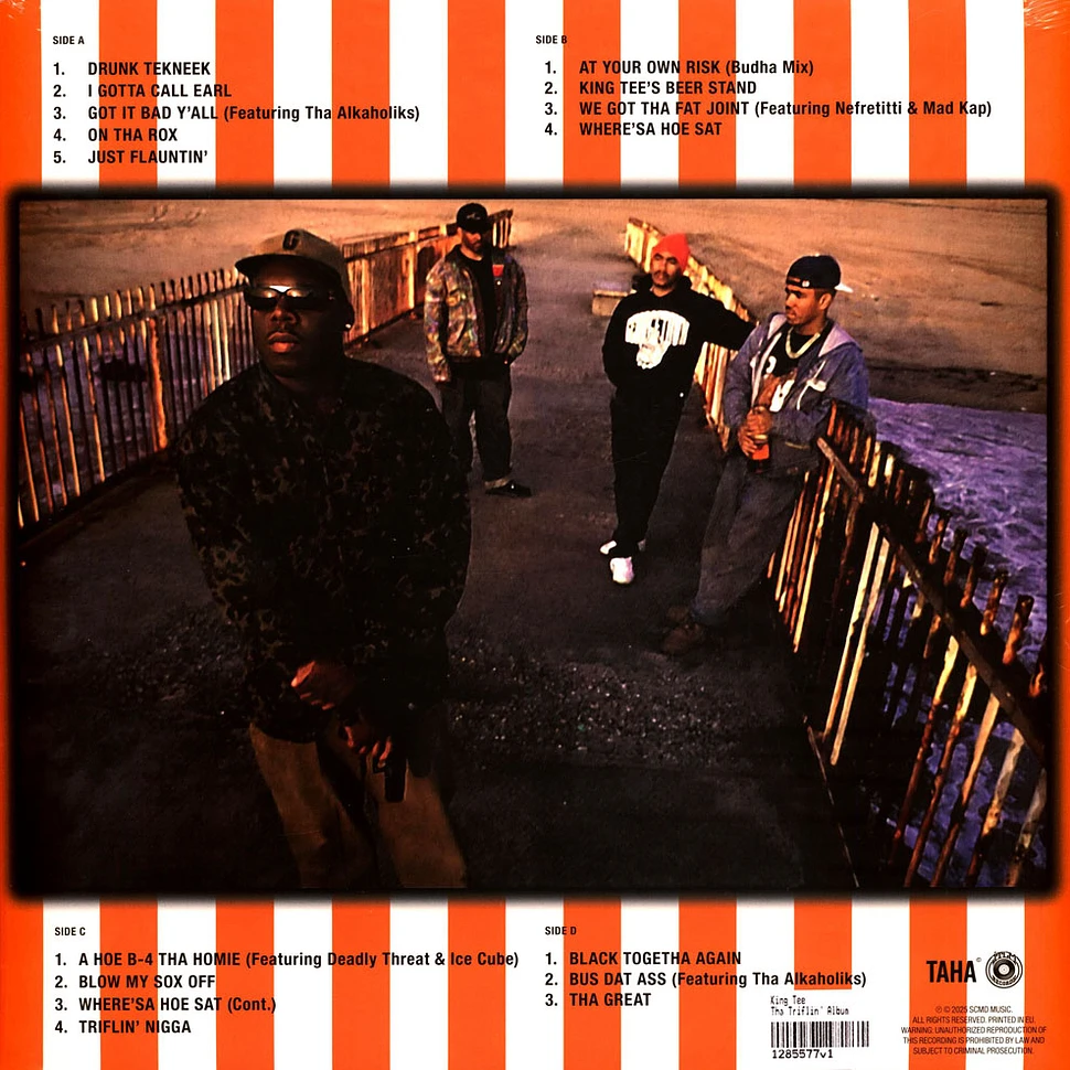 KING T - STILL TRIFLIN G-Rap レア 入手困難 CD King Tee - Tha Triflin' Album - Vinyl 2LP - 1993 - EU