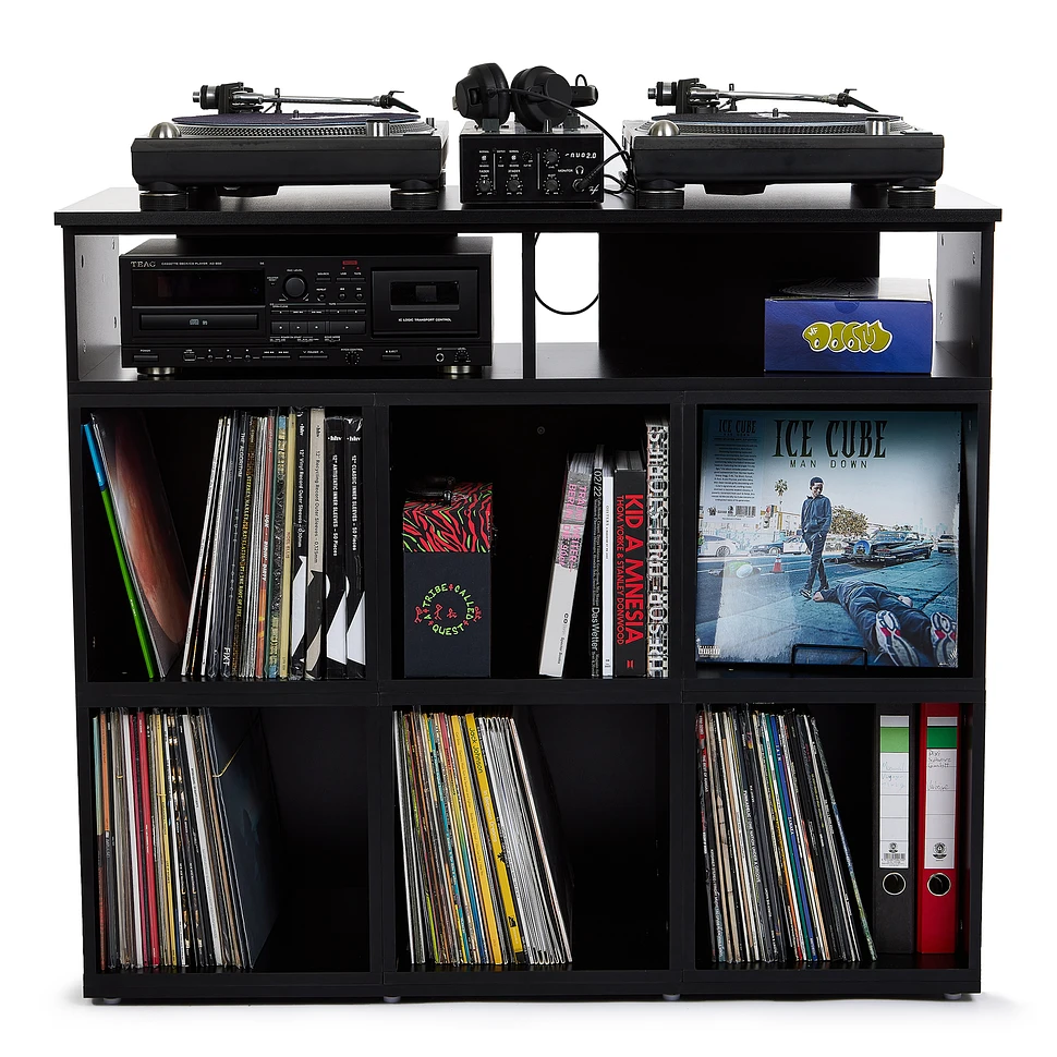 Record Box - Vinyl Record Storage - Vinyl-DJ-Hifi-Highboard (6x110 ...