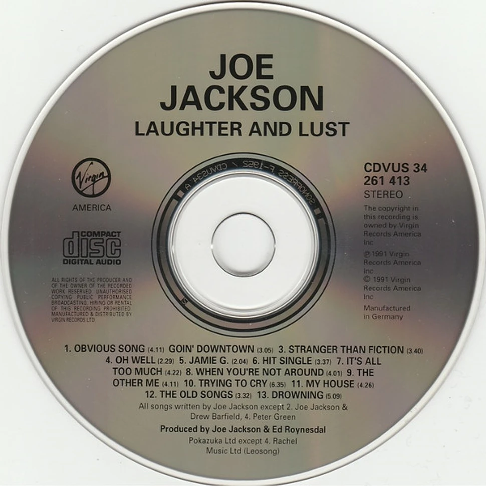 Joe Jackson Laughter Lust CD 1991 EU Original HHV joe-jackson-laughter-lust-cd-1991-eu-original-hhv