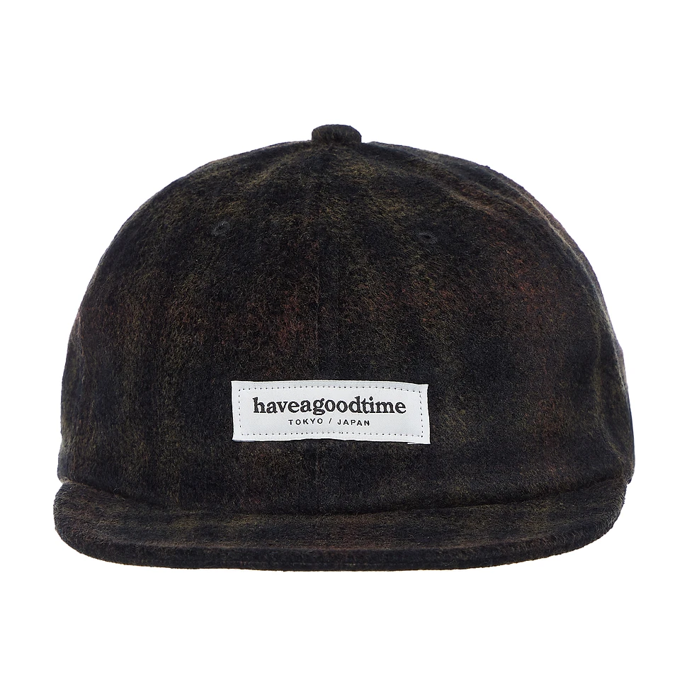 have a good time - Side Logo Needle Punch Check Cap