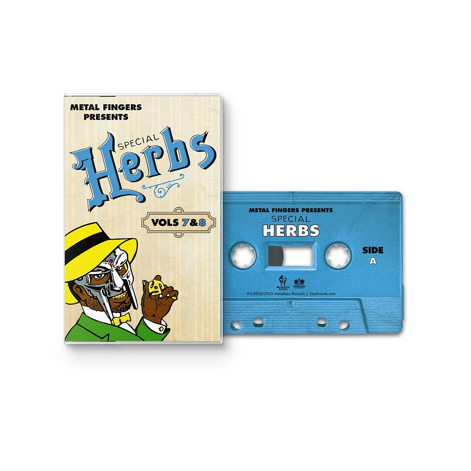 洋楽 MF Doom l Fingers Special Herbs 7&8 MF DOOM - Metal Fingers Presents: Special Herbs Volume 7 & 8