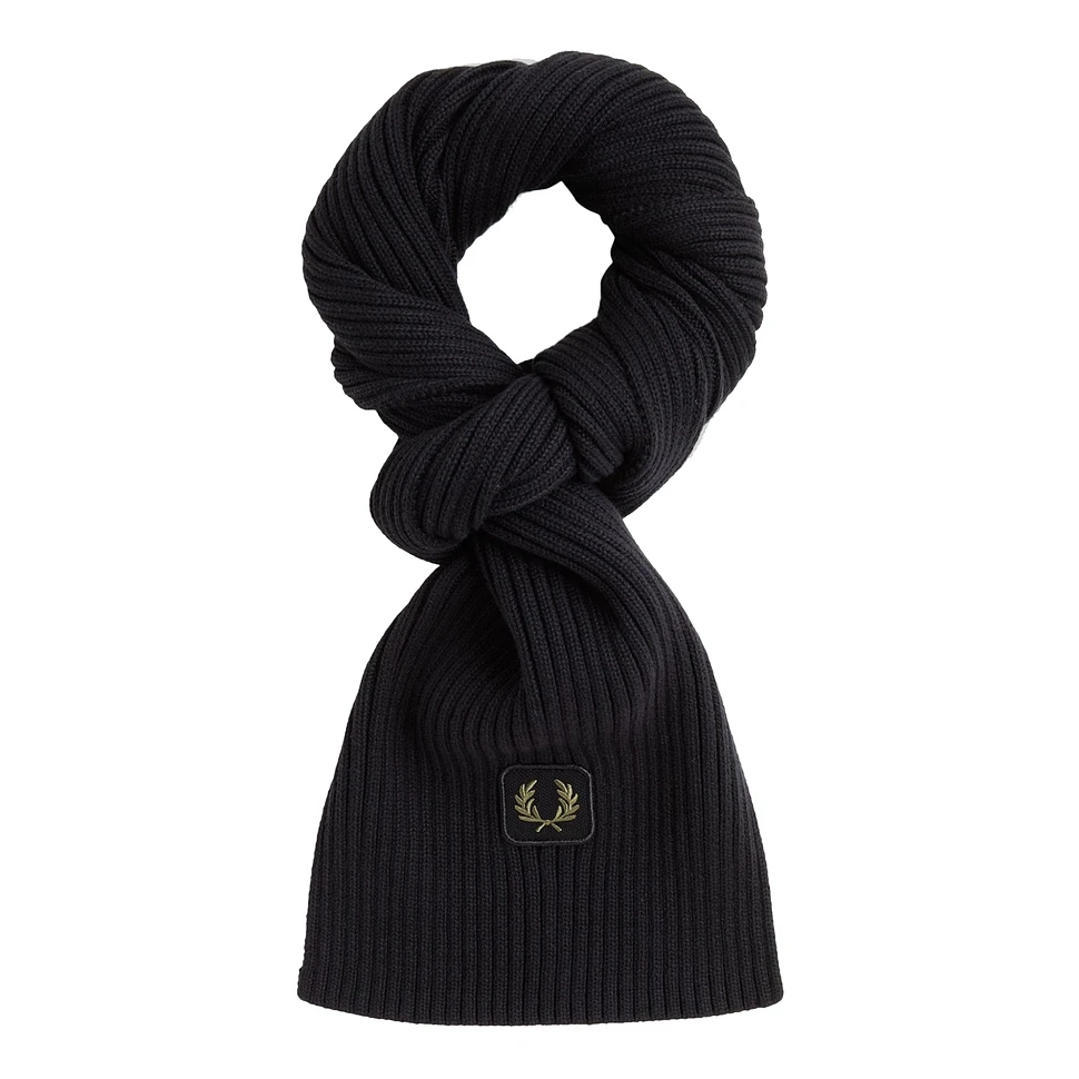 Fred Perry - Cotton Ribbed Scarf