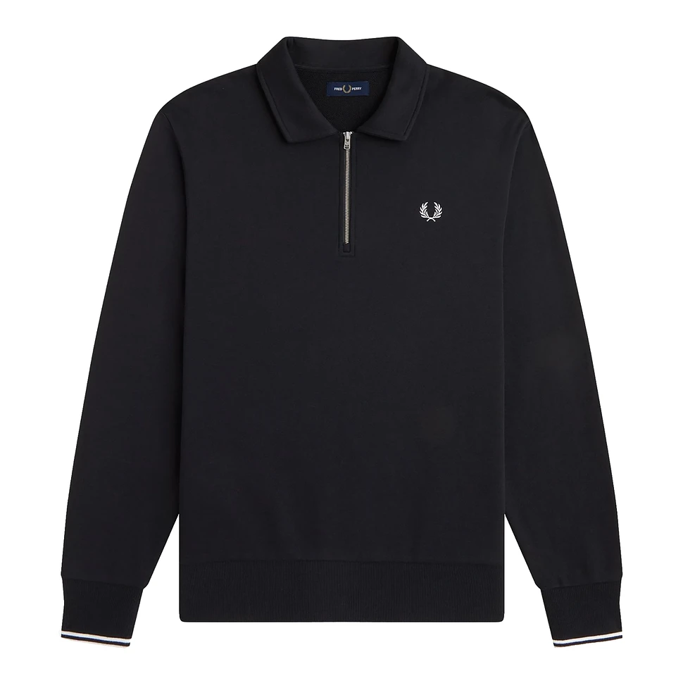 Fred Perry - Half Zip Collared Sweatshirt