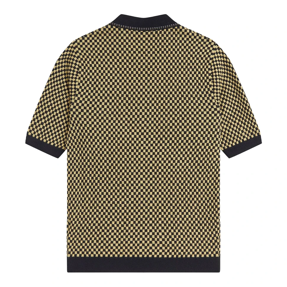 Fred Perry - Chequerboard Knitted Shirt