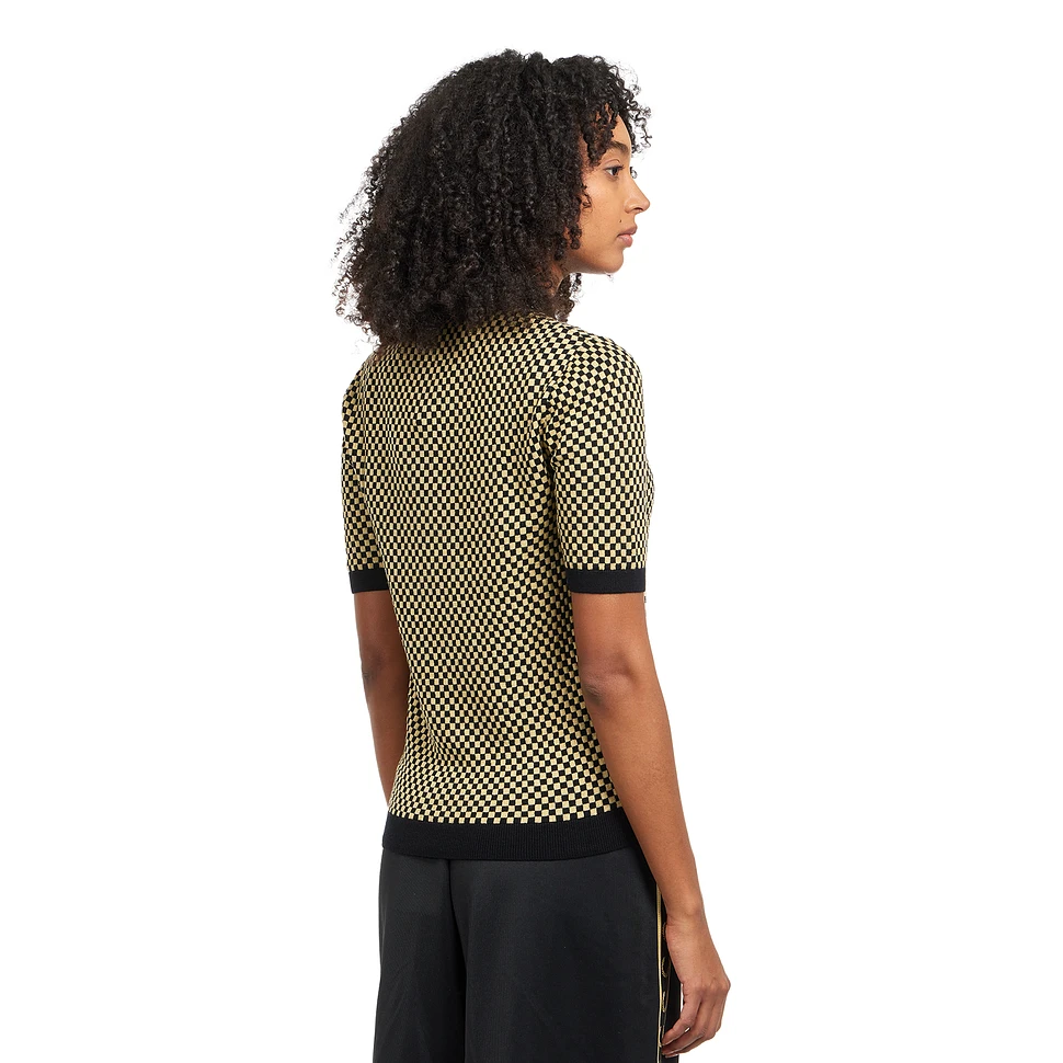 Fred Perry - Chequerboard Knitted Shirt