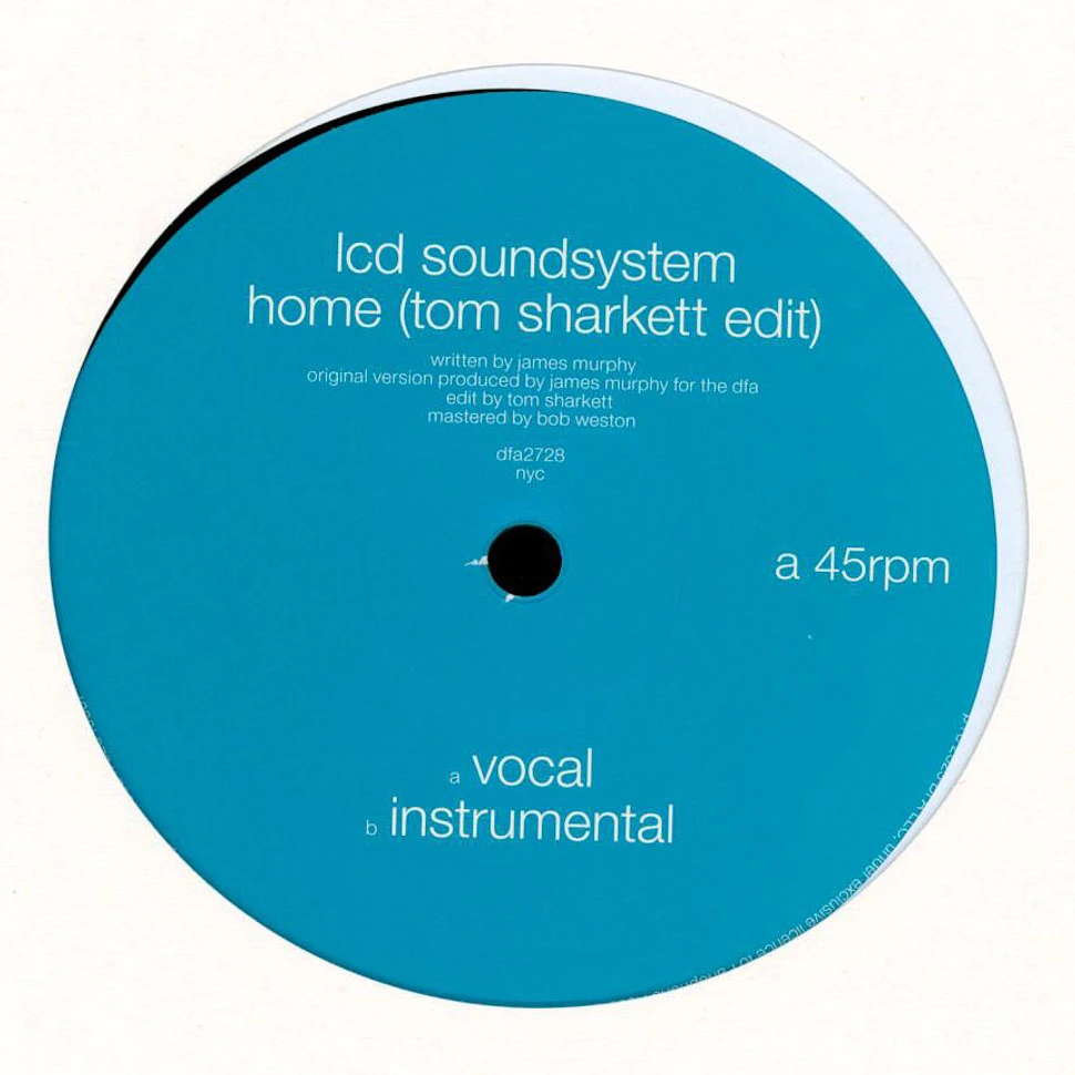 LCD Soundsystem - Home Tom Sharkett Edit