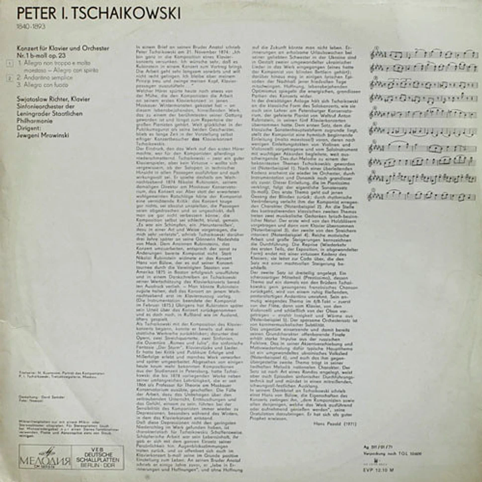 Leningrad Philharmonic Orchestra, Evgeny Mravinsky, Pyotr Ilyich ...