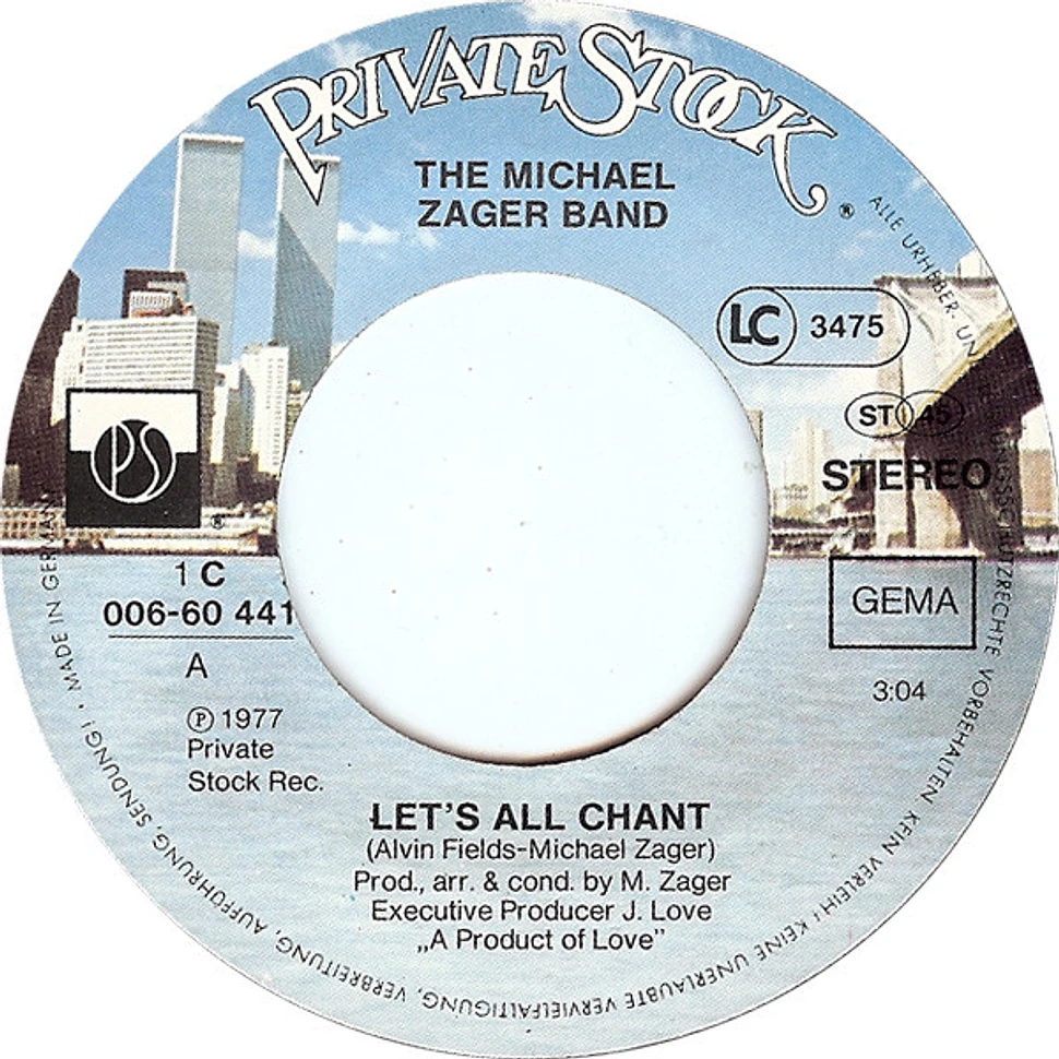 The Michael Zager Band - Let's All Chant