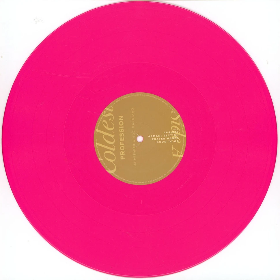 DJ Premier X Roc Marciano - The Coldest Profession Limited Pink