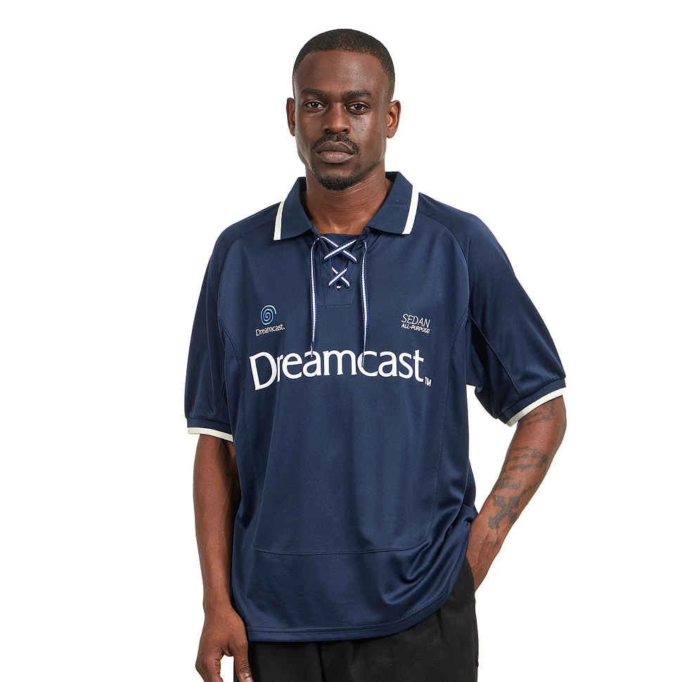 SEDAN ALL-PURPOSE x Dreamcast - Game Shirt (Navy / Blue) | HHV