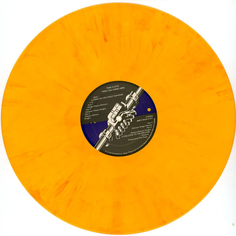 Pink Floyd - Wish You Were Here Yellow Flame Vinyl Edition