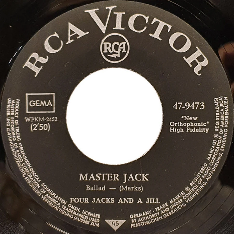 Four Jacks And A Jill - Master Jack - Vinyl 7" - 1968 - DE - Original | HHV