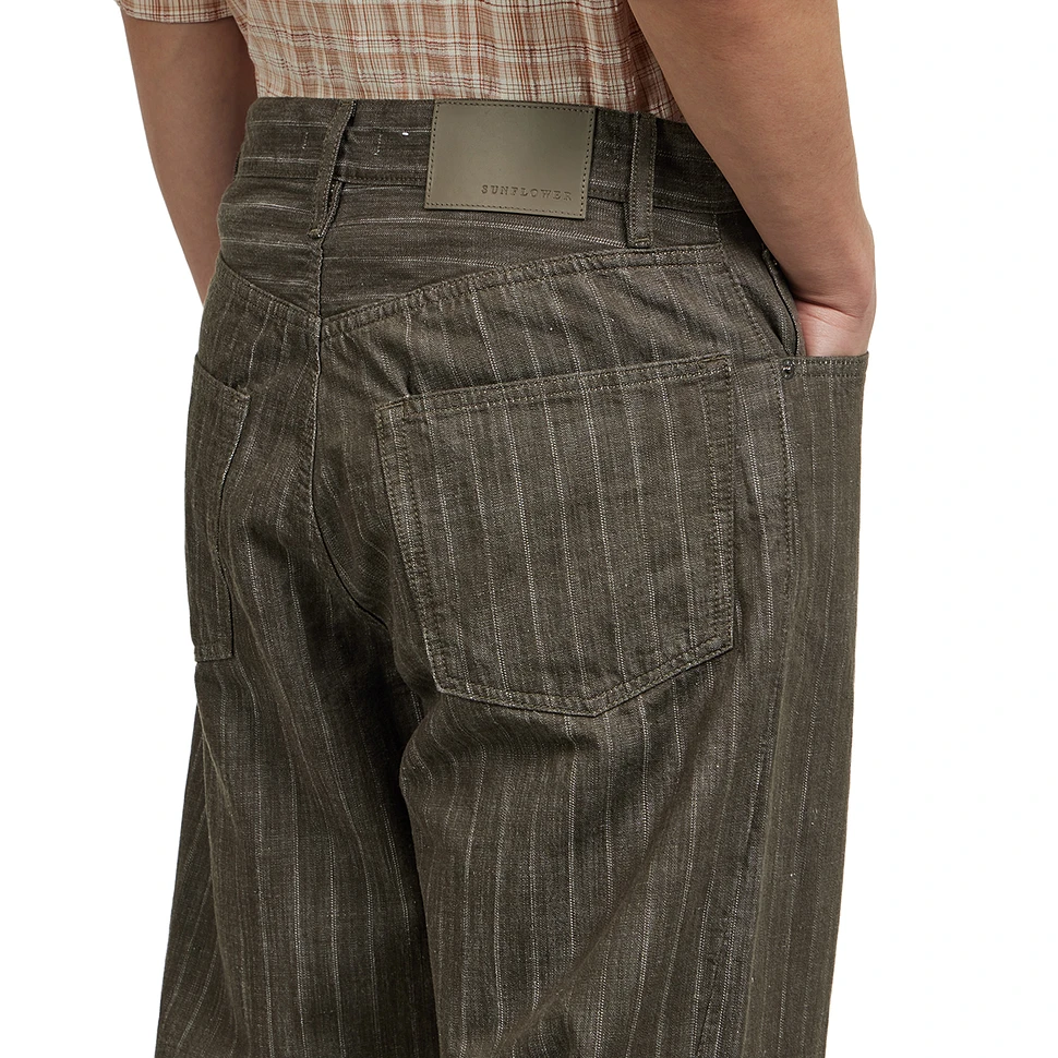 Sunflower - Wide Twist (Stripe Khaki) | HHV