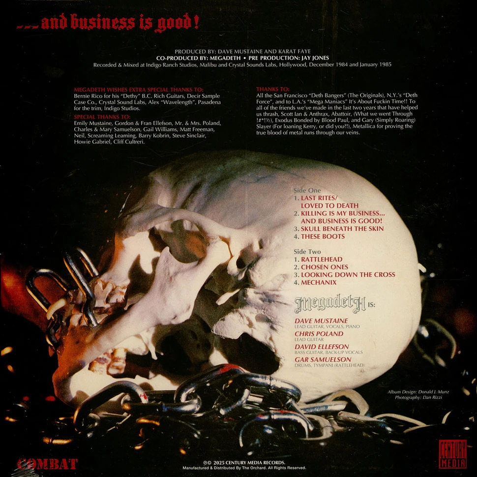 Megadeth - Killing Is My Business And Business Is Good Opaque