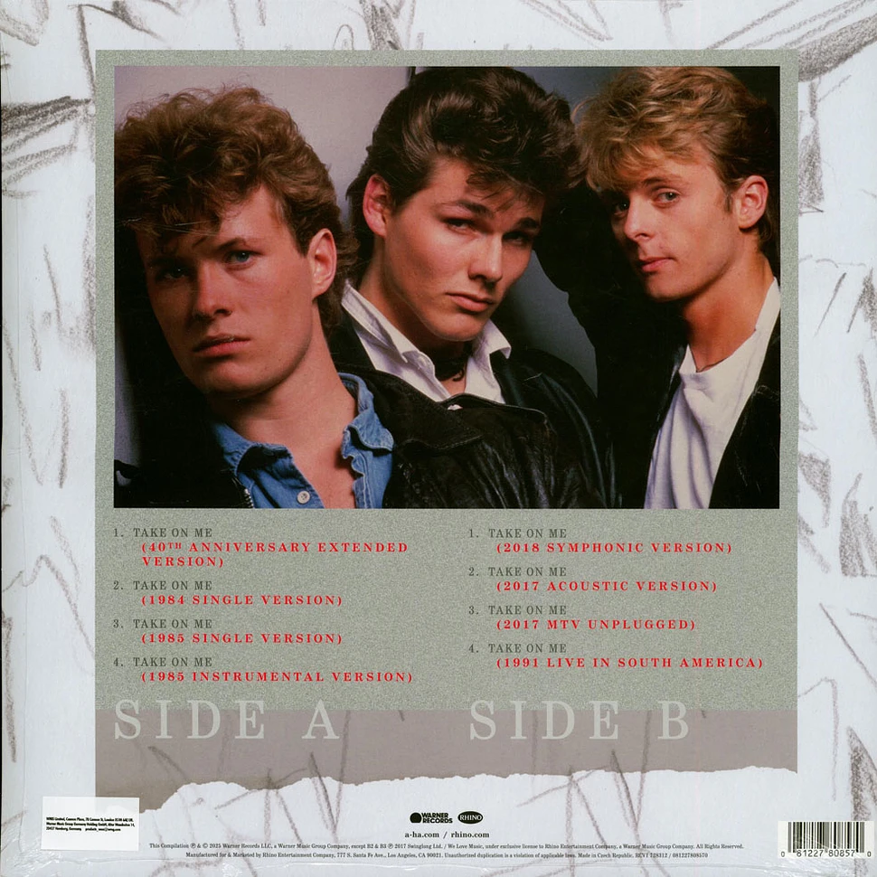 a-ha - Take On Me 40th Anniversary EP Black Friday Record Store